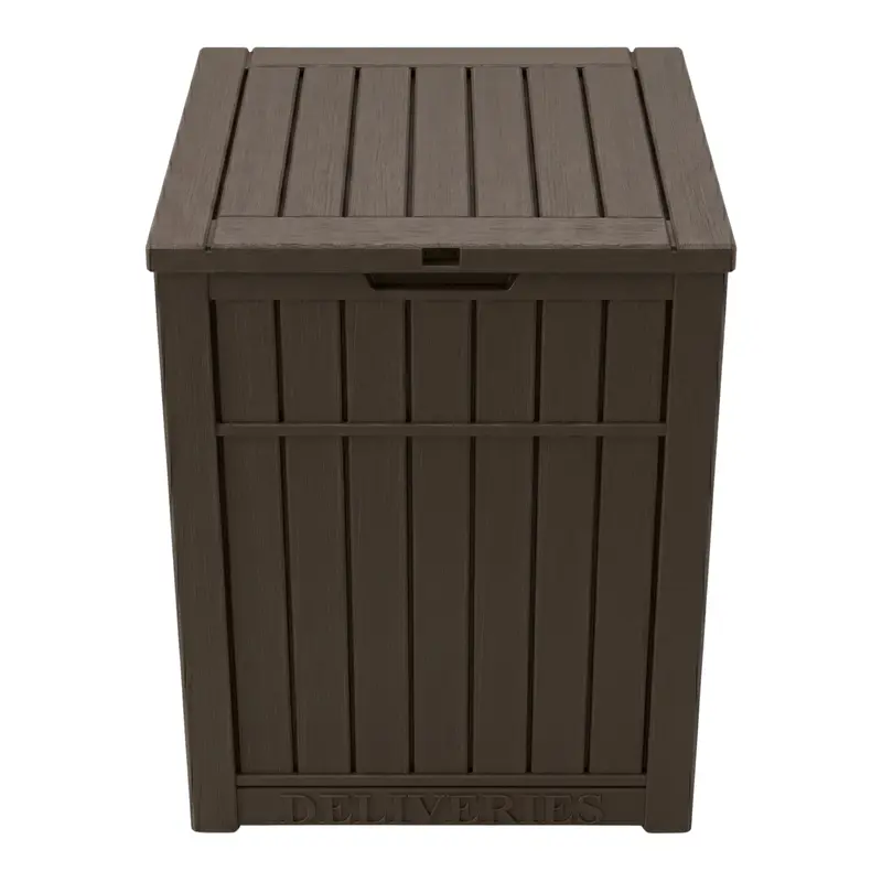 Paket-Zustellbox 180 L aus Harz mit Schild für Paketabholung