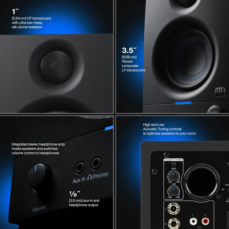 PreSonus aktive Eris-3.5-Studiomonitore
