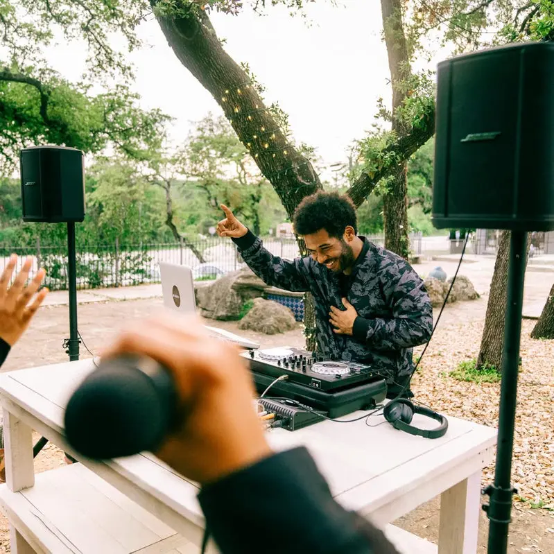 Pro+ tragbarer Bluetooth-PA-Lautsprecher – Schwarz