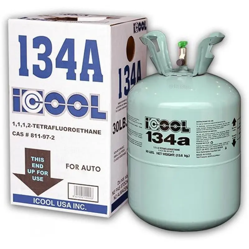 R134A-Kältemittel, vollständig mit R-134A gefüllt, Nettoinhalt 13,6 kg (30 lb), geeignet für Kfz-Klimaanlagen und Kühlschränke – Hergestellt in den USA