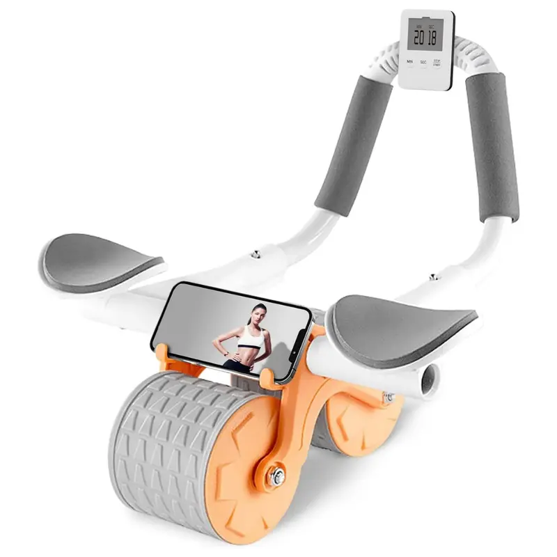 Rebound-Core-Trainings-Ab-Roller mit Doppelrädern und Ellbogenpolstern 2