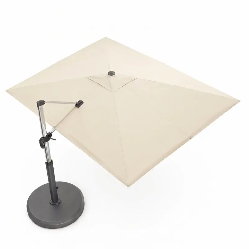 Rechteckiger Kragarm-Sonnenschirm für die Terrasse, 2,74 × 3,66 m, mit 360°-Drehfunktion 2