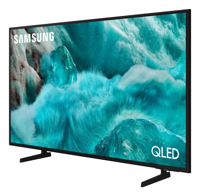 Samsung QLED Q7F 4K Smart-TV, 43 Zoll (108 cm), mit AI-Vision, 100 % Farbvolumen dank Quantum Dot, HDR10+, Q4 AI-Prozessor, One UI Tizen, WLAN, Bluetooth 5.3 und Motion Xcelerator