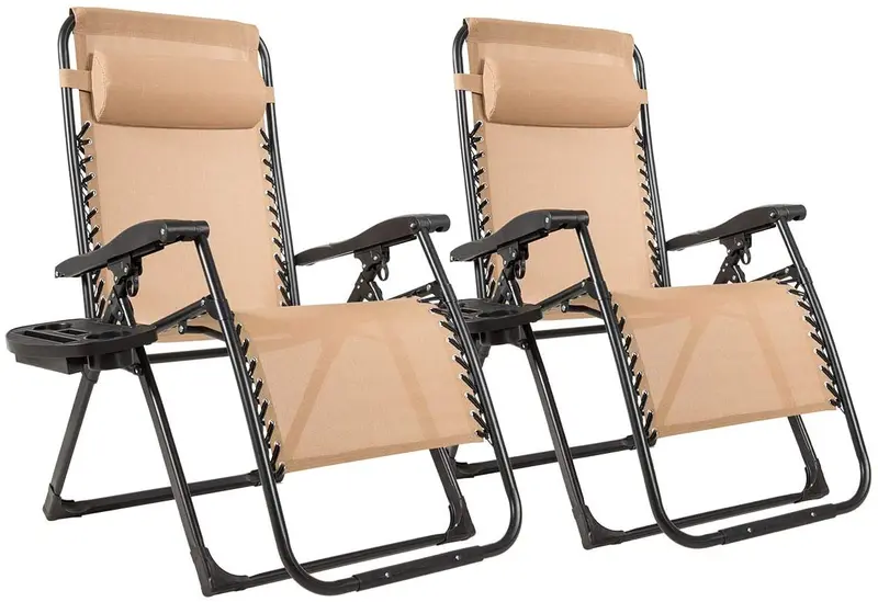 Schwerlast-Schwebesessel mit Null-Gravitations-Effekt, 227 kg Tragkraft, XXL-Recliner mit Getränkehalter 1