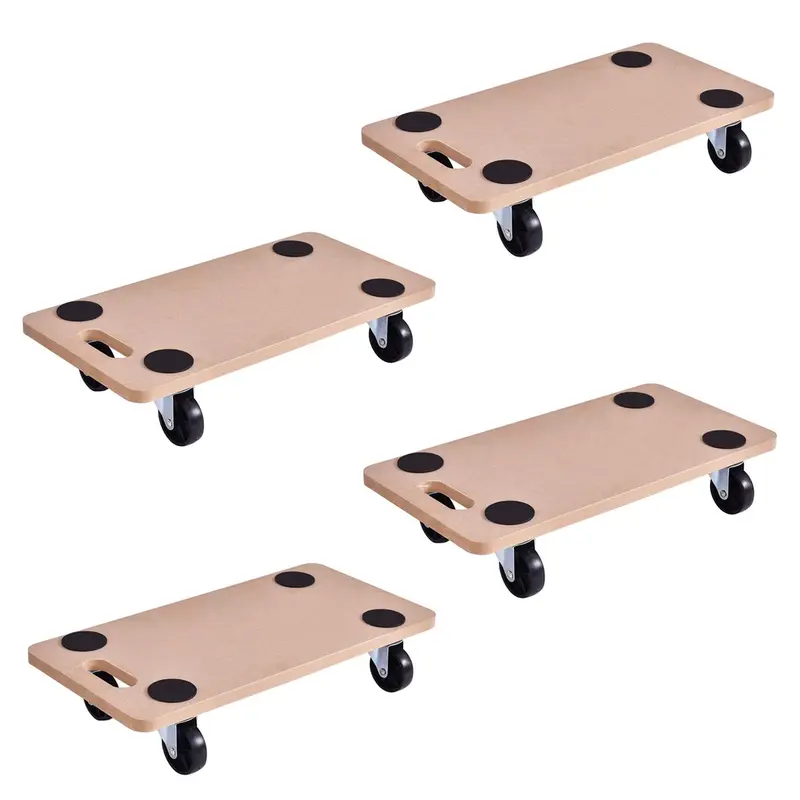 Schwerlast-Transportroller für Möbel aus Holz – Beweglicher Möbelroller für Umzüge (23" x 11,5" Plattform)