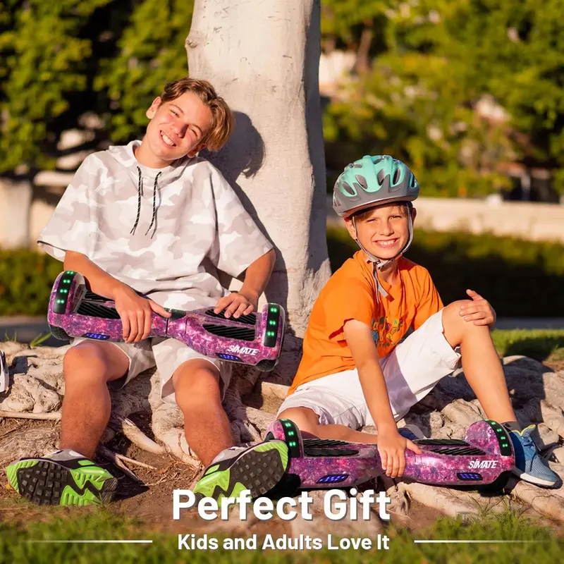 SIMATE 6,5-Zoll-Hoverboard mit Bluetooth und LED-Beleuchtung