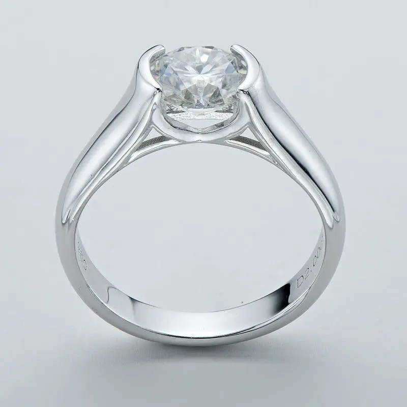 Solitär-Bezel-Verlobungsring 2
