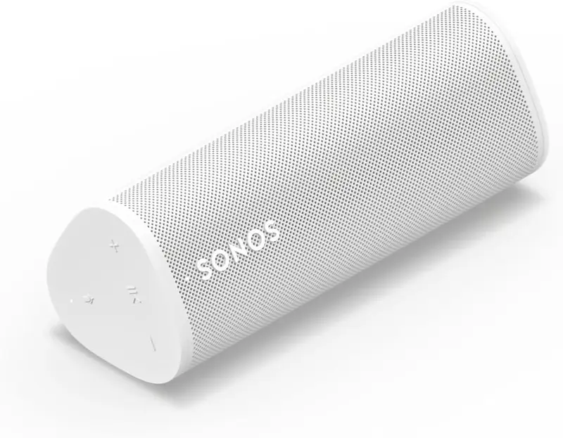 Sonos Roam 2 | Leichter, mobiler und wasserdichter Lautsprecher mit Bluetooth, WLAN, mindestens 10 Stunden Akkulaufzeit und Sprachsteuerung für Innen- und Außenbereich – Weiß
