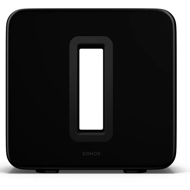 Sonos Sub (3. Generation) kabelloser Subwoofer, tiefer Bass für Heimkino, Schwarz