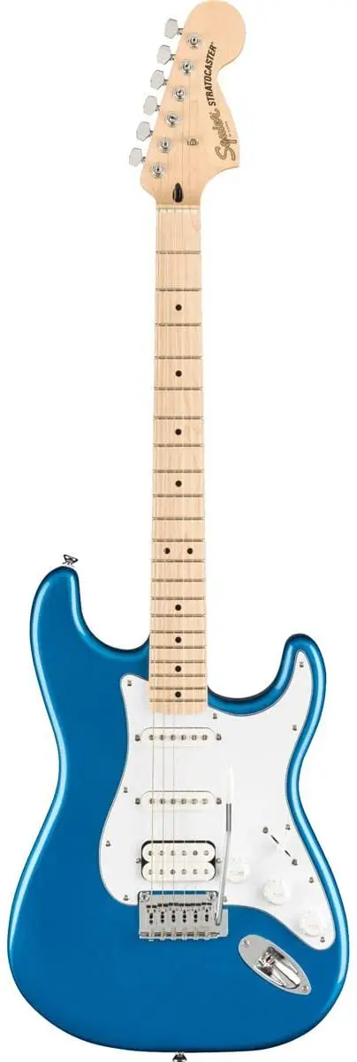 Squier by Fender Affinity Series Stratocaster Set, HSS, Griffbrett aus Ahorn, Lake Placid Blue