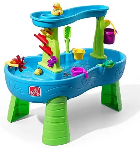Step2 Regen-Dusche-Spielzeug mit Planschbecken und Wassertisch | Wasserspiel für Kinder