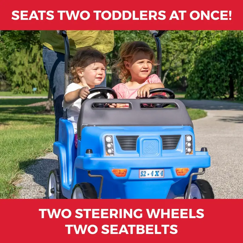 Step2 Side-by-Side-SUV-Schiebewagen mit zwei Sitzen