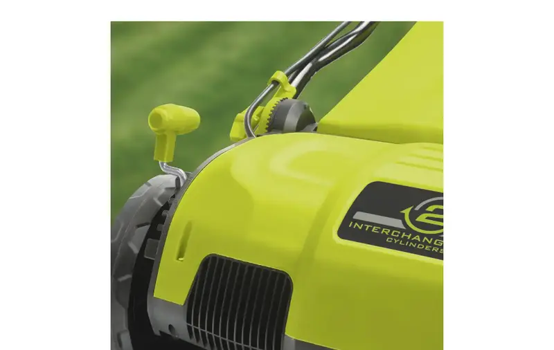 Sun Joe AJ805E elektrischer Rasenentmooser mit Sammelbeutel, 38 cm (15 Zoll), 13 A
