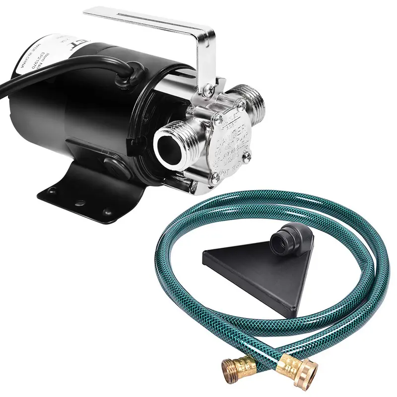 Tragbare elektrische Wasserpumpe, 120 V, für Sumpf- und Zweckbetrieb, Förderleistung bis zu 330 GPH, inkl. Schlauch