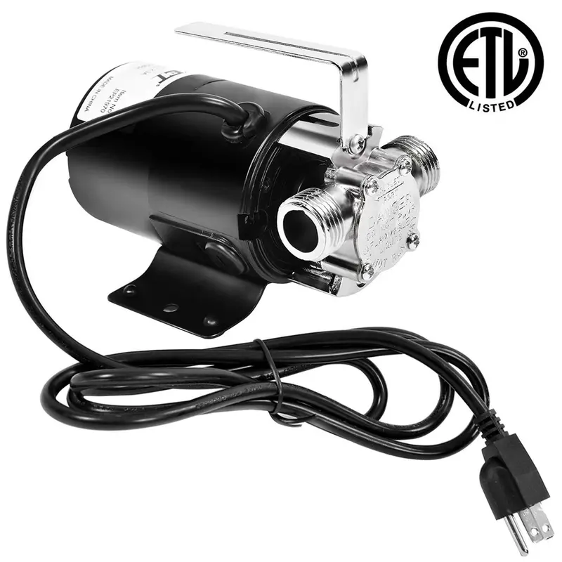 Tragbare elektrische Wasserpumpe, 120 V, für Sumpf- und Zweckbetrieb, Förderleistung bis zu 330 GPH, inkl. Schlauch