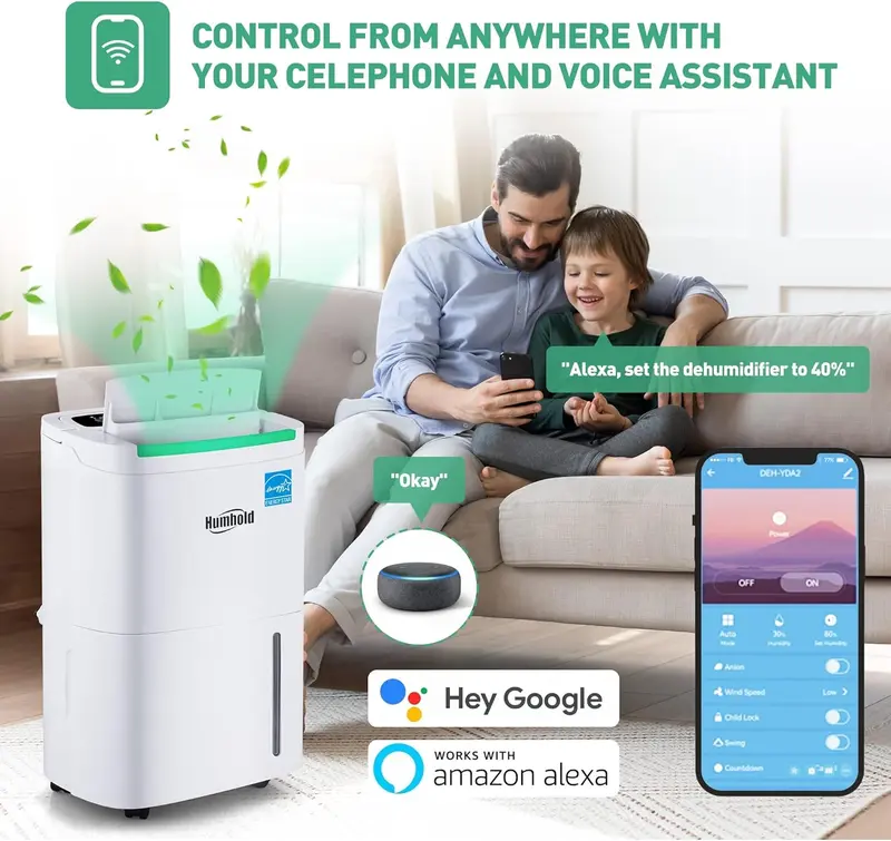 Tragbare Klimageräte mit Fernbedienung, 3-in-1-Stand-Klimaanlage mit Lüfter und Luftentfeuchter, kühlt Räume bis zu 65 m², Smart- und Schlafmodus, 3 Stufen, automatischer Luftauslass-Schwenk, 24-Stunden-Timer