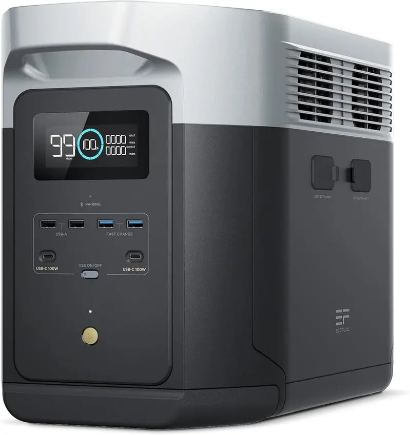 Tragbare Stromversorgungsstation Delta 2 Max – 2400 W Solargenerator