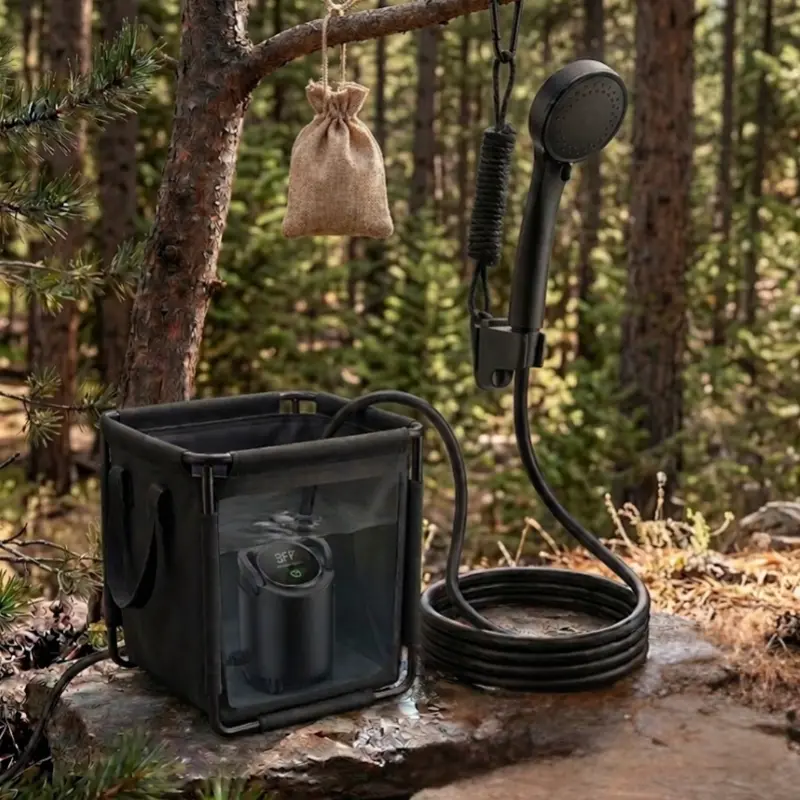 Tragbare, wiederaufladbare Camping-Dusche mit 6000-mAh-Akku