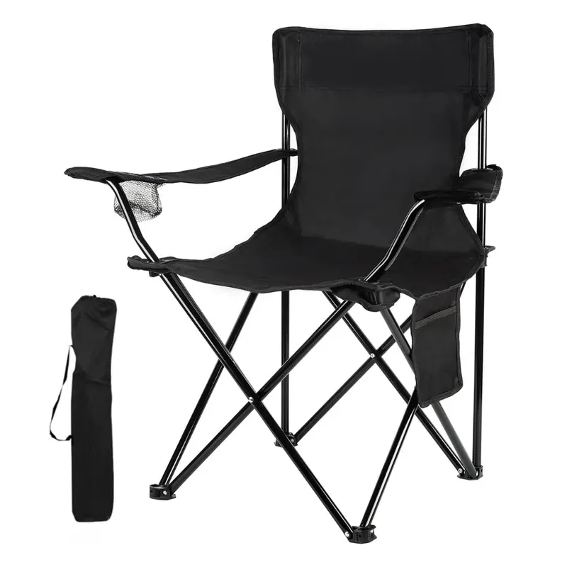 Tragbarer Klapp-Campingstuhl mit Tragetasche und Rahmen aus Aluminiumstahl