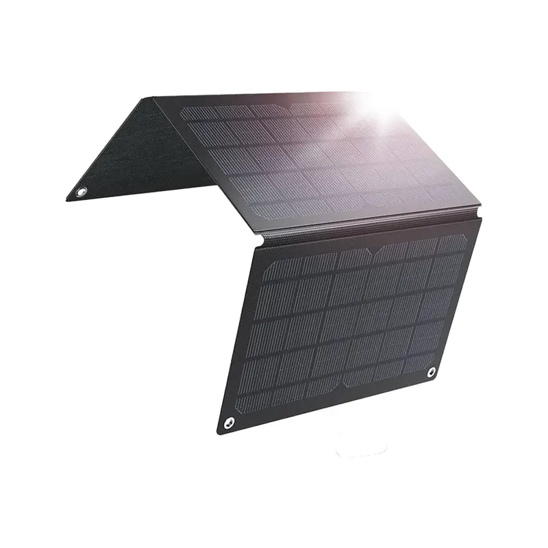 Tragbares 2-W-Falt-Solarladegerät mit zwei USB-Anschlüssen