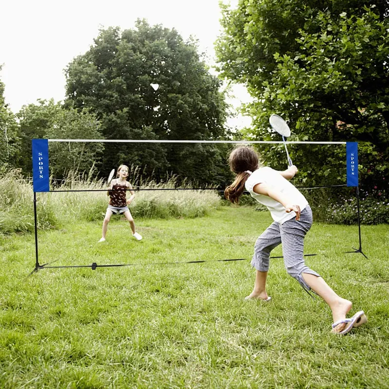 Tragbares Badmintonnetz, höhenverstellbar von 0,75 m bis 1,5 m – ideal für Kinder, Volleyball, Tennis und Pickleball sowie Wettkampf- und Trainingszwecke 2