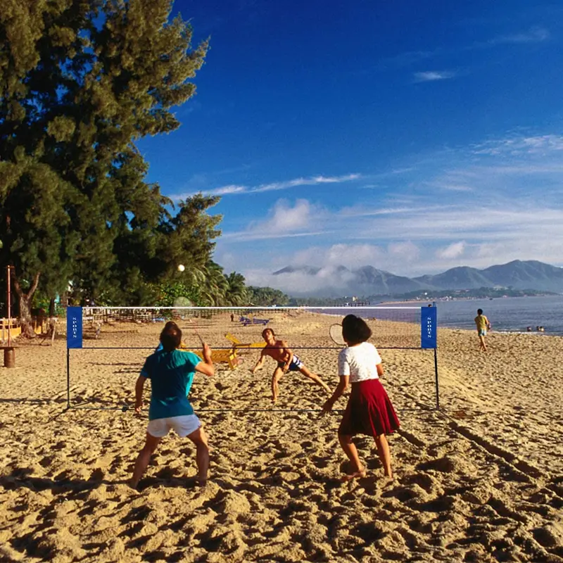 Tragbares Badmintonnetz, höhenverstellbar von 0,75 m bis 1,5 m – ideal für Kinder, Volleyball, Tennis und Pickleball sowie Wettkampf- und Trainingszwecke