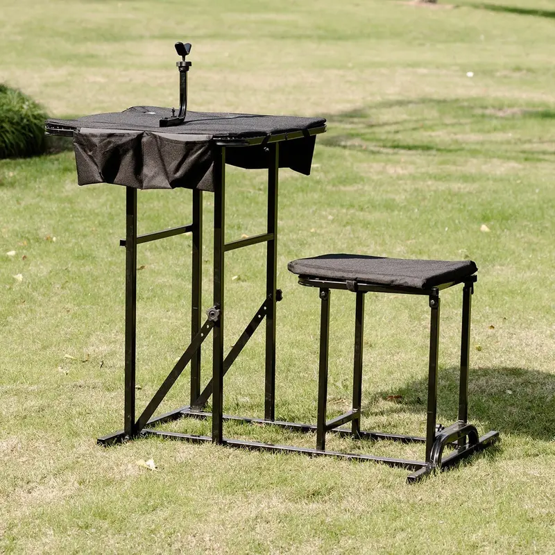 Tragbares Schießtisch-Sitz-Set