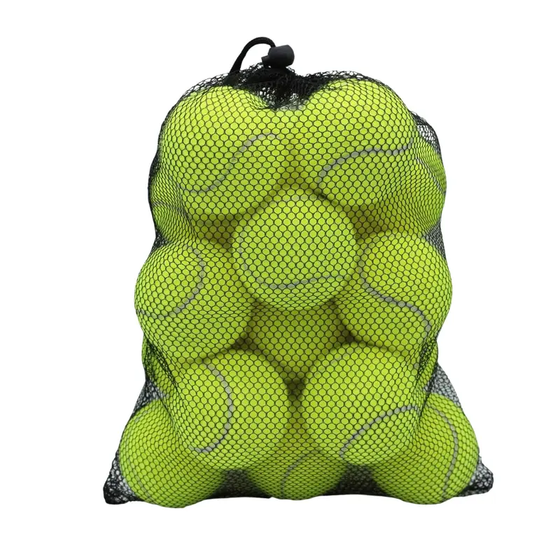 Trainingstennisbälle im 20er-Pack mit 6,55 cm Durchmesser und Netztasche