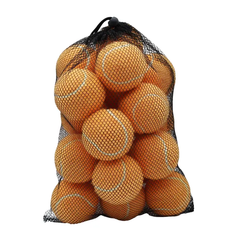 Trainingstennisbälle im 20er-Pack mit 6,55 cm Durchmesser und Netztasche