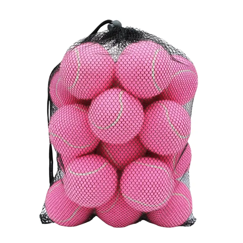 Trainingstennisbälle im 20er-Pack mit 6,55 cm Durchmesser und Netztasche