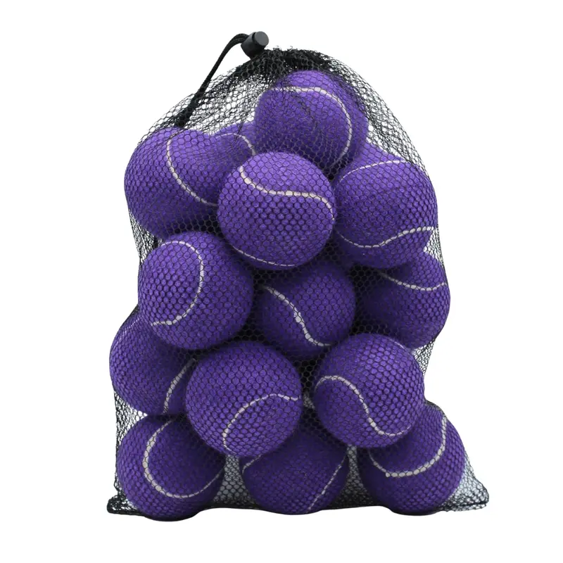 Trainingstennisbälle im 20er-Pack mit 6,55 cm Durchmesser und Netztasche