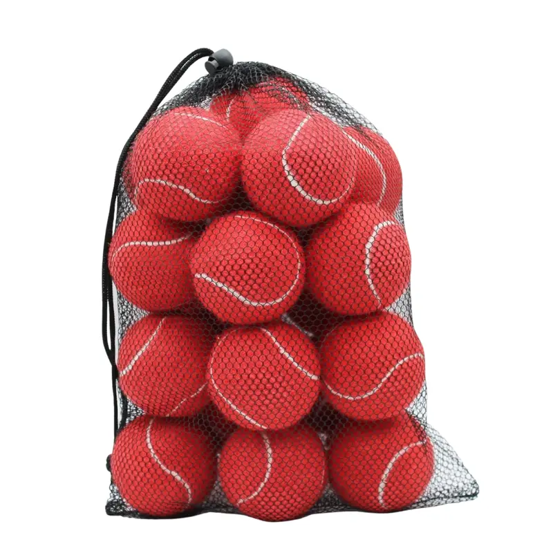 Trainingstennisbälle im 20er-Pack mit 6,55 cm Durchmesser und Netztasche