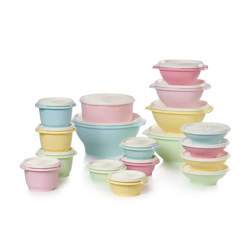 Tupperware Heritage Collection – 36-teiliges Set für Lebensmittelbehälter in vintagefarben