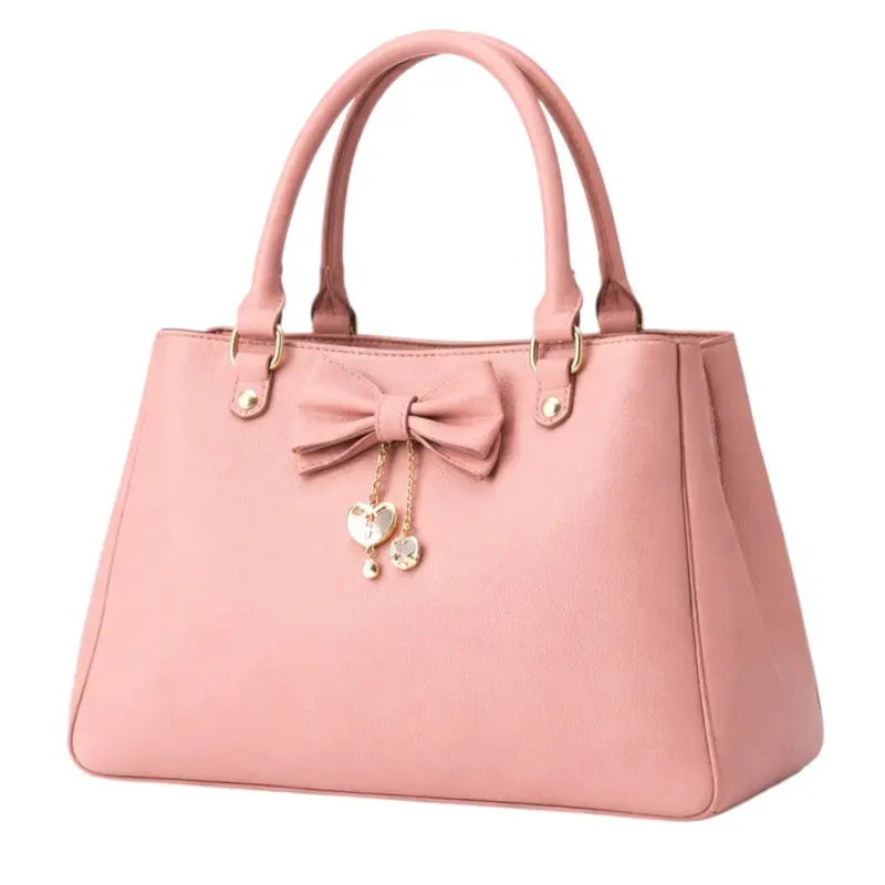 Tuxzen Damen-Handtasche aus hellem Beige-Leder, stilvoll