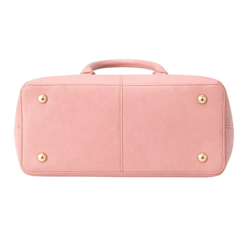 Tuxzen Damen-Handtasche aus hellem Beige-Leder, stilvoll