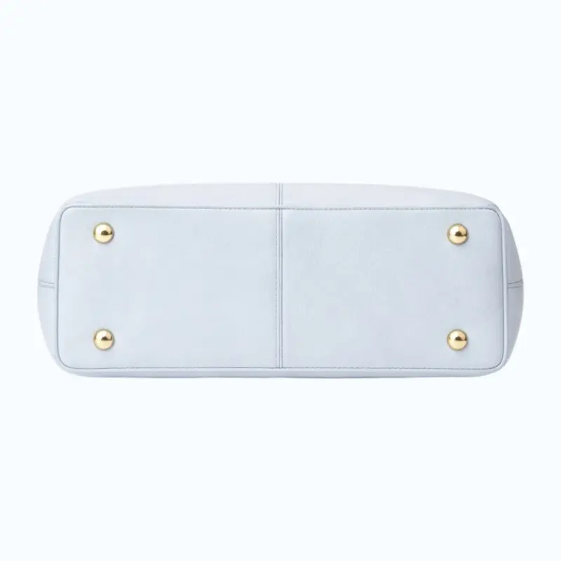 Tuxzen Damen-Handtasche aus Leder in Hellblau – elegantes Design