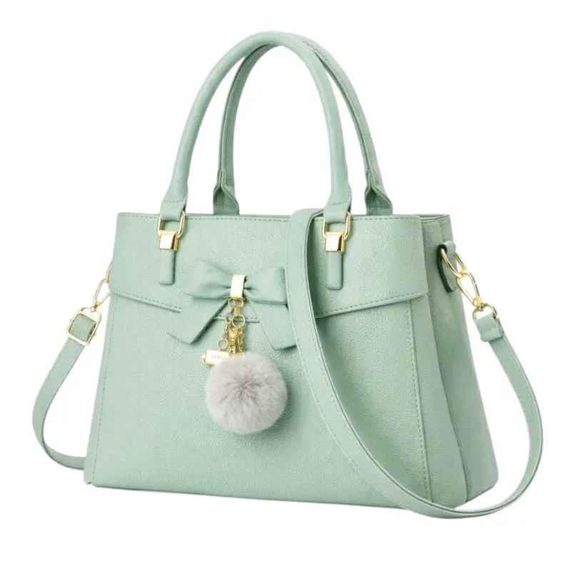 Tuxzen Damen Schultertasche aus Kunstleder in Minzgrün – elegantes Design