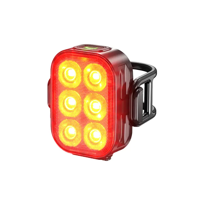 USB-wiederaufladbares Rücklicht für Fahrräder mit 6 LED-Modi