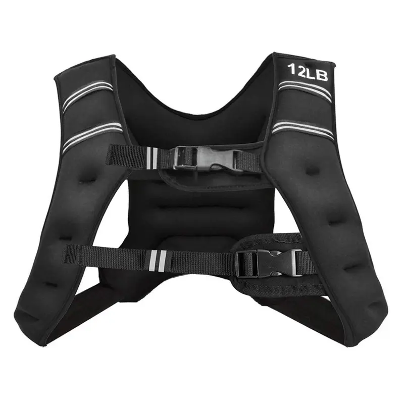 Verstellbare Gewichtsweste, 5,4 kg / 9,1 kg Gewichtsweste für Fitness-Training
