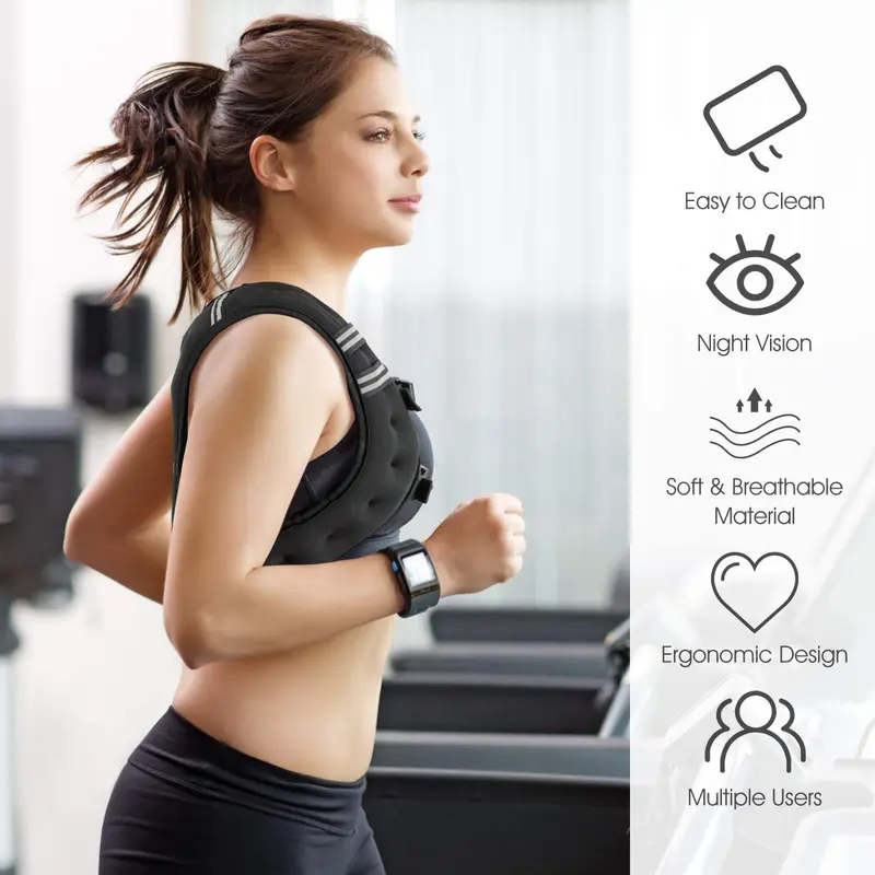Verstellbare Gewichtsweste, 5,4 kg / 9,1 kg Gewichtsweste für Fitness-Training