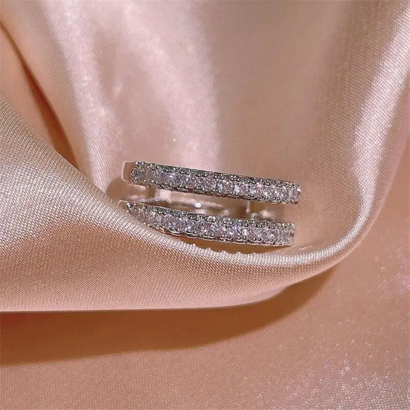 Vintage-Doppelreihen-Ring