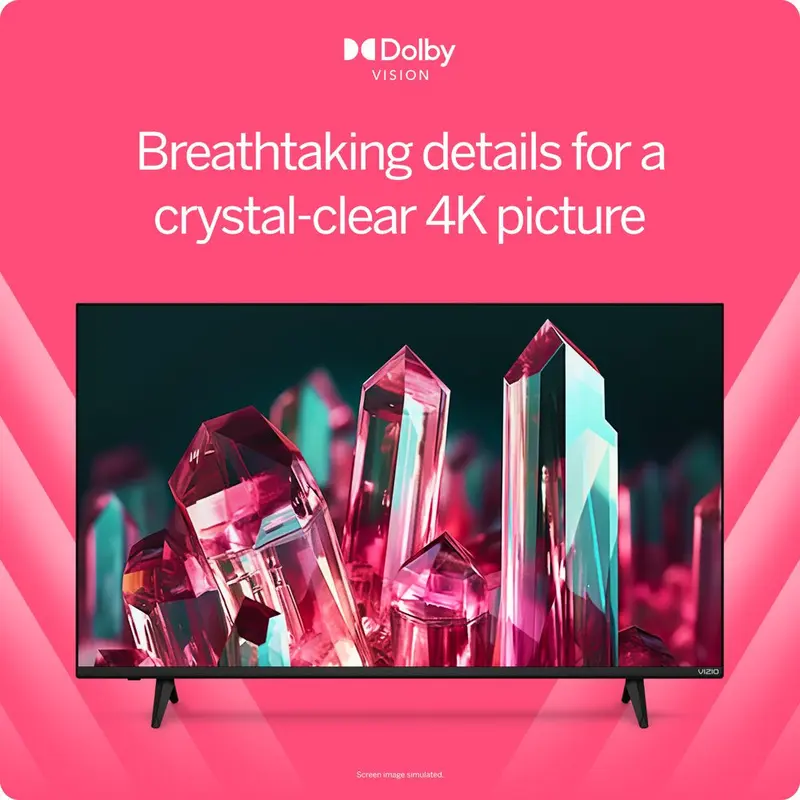 VIZIO 50" V-Series 4K UHD LED-Smart-TV mit Dolby Vision, HDR10, Full-Array-Hintergrundbeleuchtung, IQ Active-Prozessor und V-Gaming-Engine
