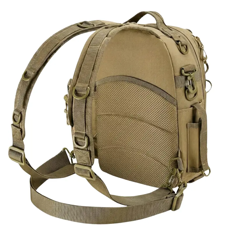 Wasserdichter Angler-Rucksack mit Angelhalterung und Ausrüstungsfächern