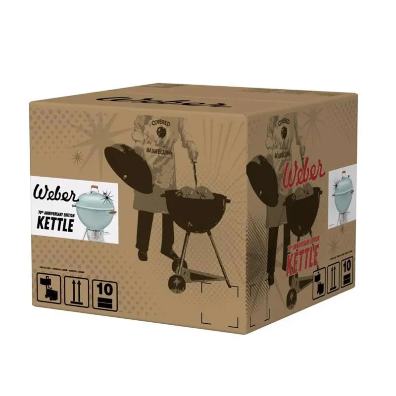 Weber Holzkohlegrill Rock 'n' Roll Blue, 56 cm (22 Zoll)