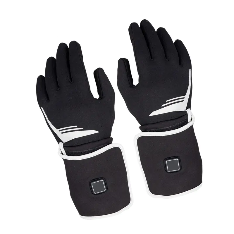 Wiederaufladbare beheizte Handschuhe mit 3 Heizstufen und Touchscreen-Fingern 2