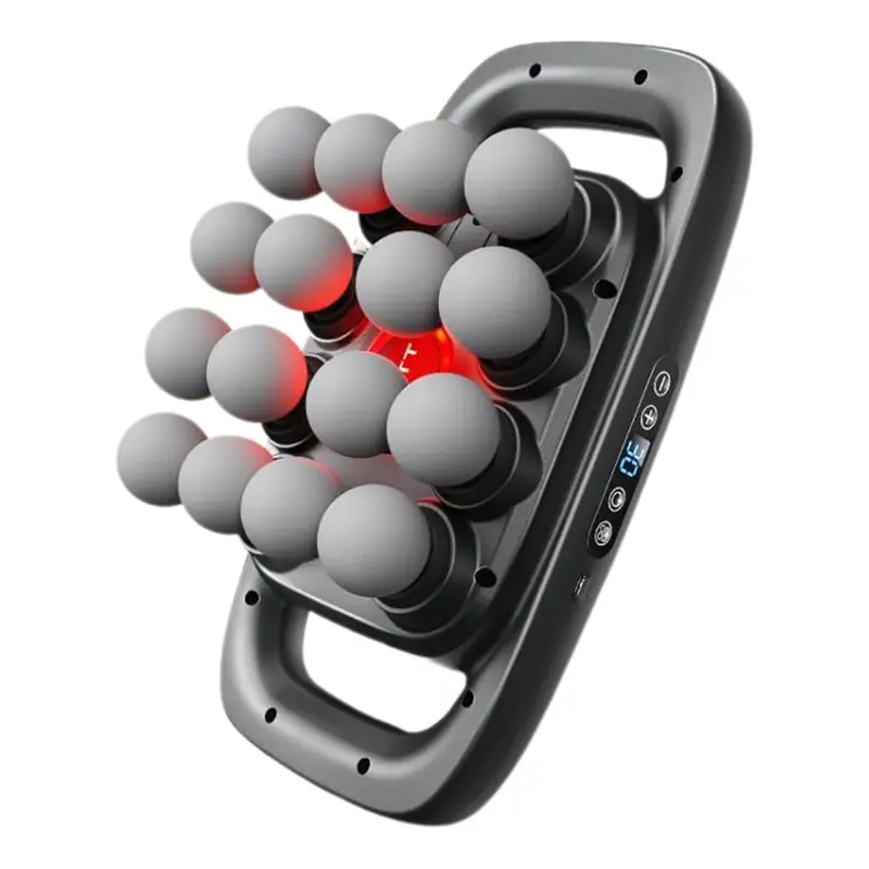 Wiederaufladbares Handmassagepad mit Mehrfach-Aufsätzen
