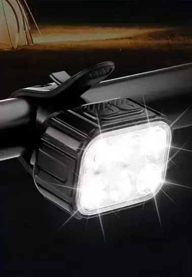 Wiederaufladbares LED-Fahrradlicht mit 4 hellen Modi 2