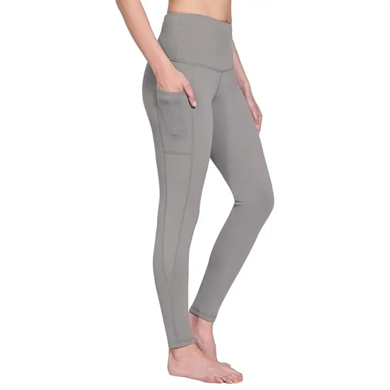 Winter-Leggings für Damen mit Fleece-Futter, Taschen und hoher Taille