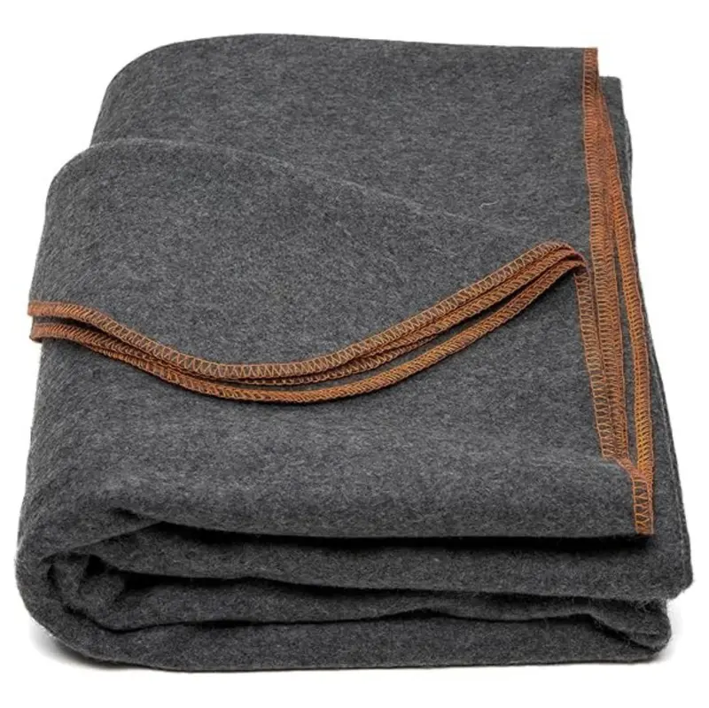 Wollmisch-Decke 163 × 224 cm für Camping, Reisen und Ausrüstungskits