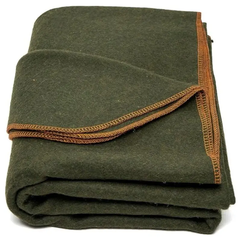 Wollmisch-Decke 163 × 224 cm für Camping, Reisen und Ausrüstungskits